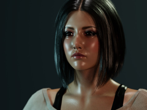 Huh Yun-jin 3D 모델