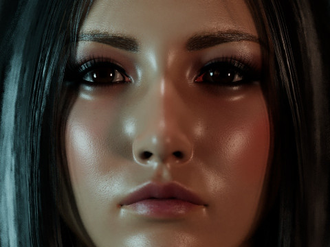 Huh Yun-jin 3D 모델
