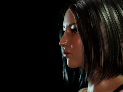 Huh Yun-jin 3D 모델