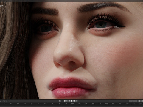 Katherine Langford Modelo 3D