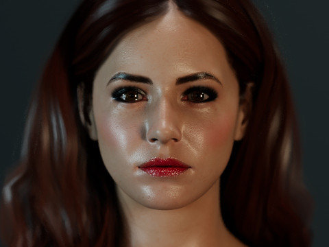 Karen Gillan Modelo 3D