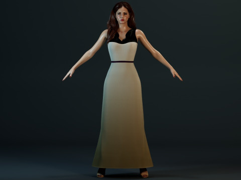 Karen Gillan Model 3D