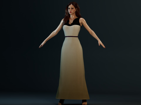 Karen Gillan Model 3D