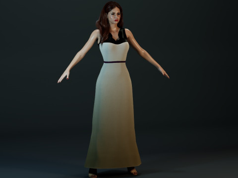 Karen Gillan Model 3D