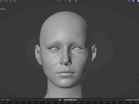 Karen Gillan Model 3D