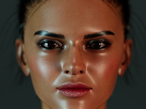 Kendall Jenner 3Dモデル