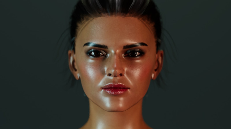 Kendall Jenner 3Dモデル .c4d .max .obj .3ds .fbx .stl .blend