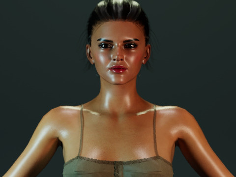 Kendall Jenner 3Dモデル