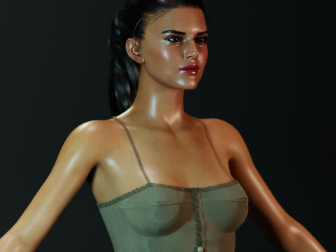 Kendall Jenner 3Dモデル