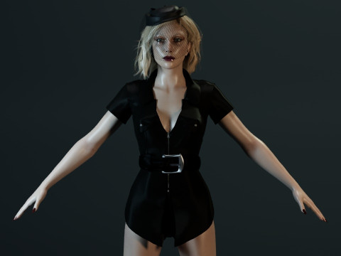 Lady Gaga 3D Модель