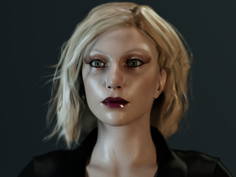 Lady Gaga 3D Модель