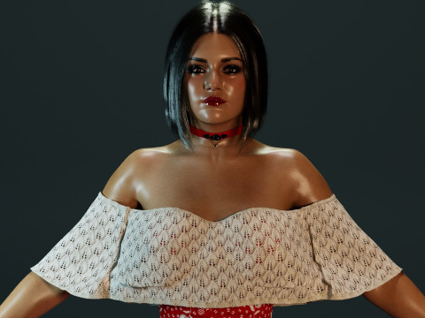 Vanessa Hudgens 3D Model