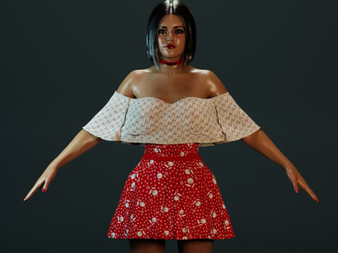 Vanessa Hudgens 3D Model