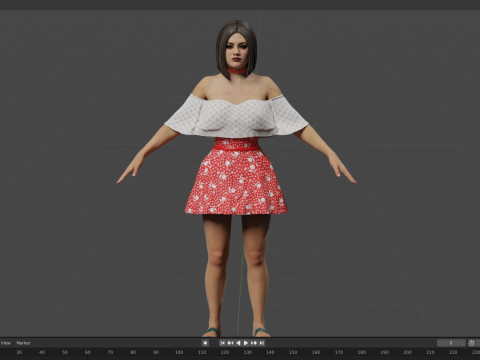 Vanessa Hudgens 3D Model