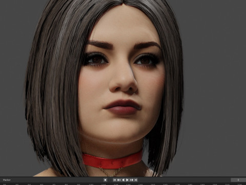 Vanessa Hudgens 3D Model