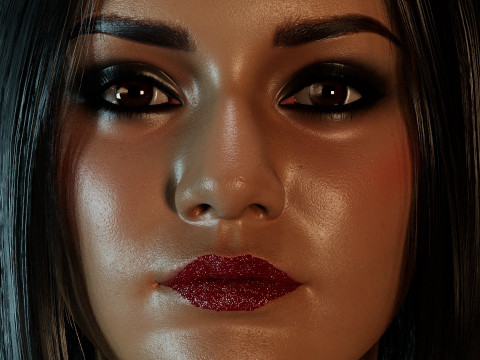 Vanessa Hudgens 3D Model