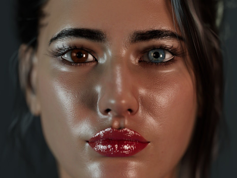 Sarah McDaniel Modèle 3D