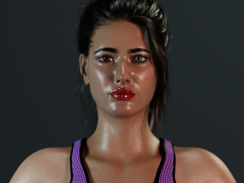 Sarah McDaniel Modèle 3D
