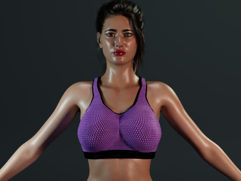 Sarah McDaniel Modèle 3D
