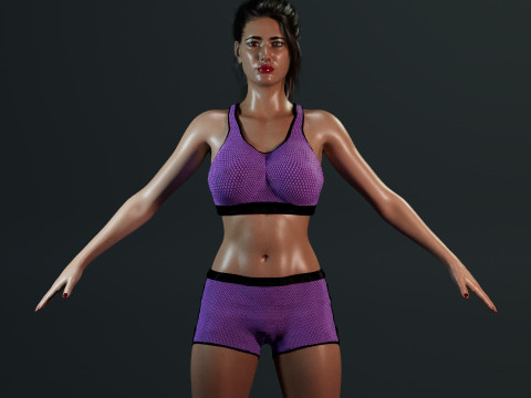 Sarah McDaniel Modèle 3D