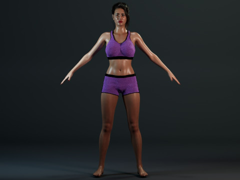 Sarah McDaniel Modèle 3D