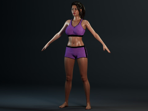 Sarah McDaniel Modèle 3D