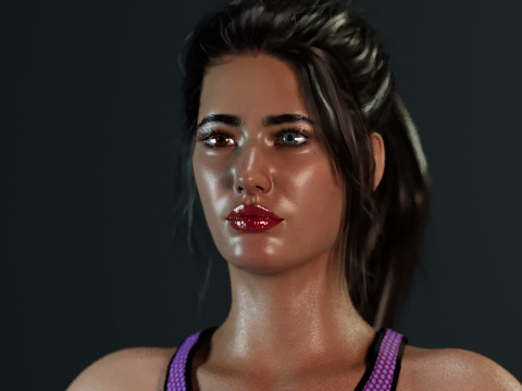 Sarah McDaniel Modèle 3D