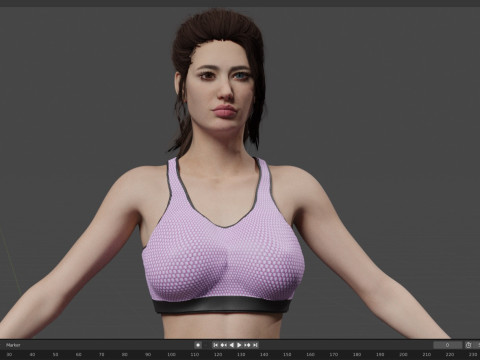 Sarah McDaniel Modèle 3D