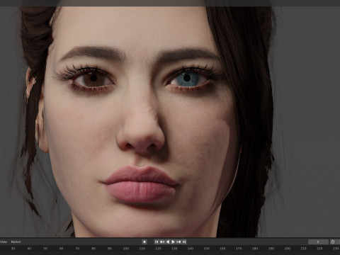 Sarah McDaniel Modèle 3D