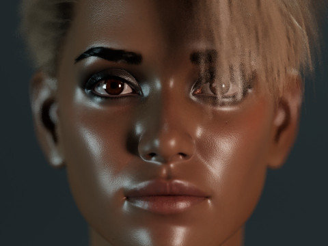 Halle Berry 3D 模型