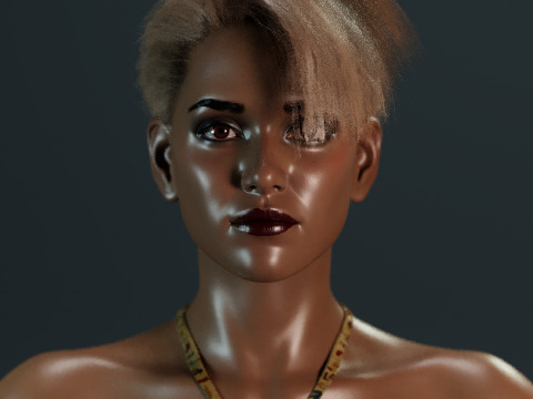 Halle Berry 3D 模型