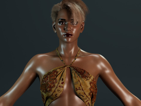 Halle Berry 3D 模型