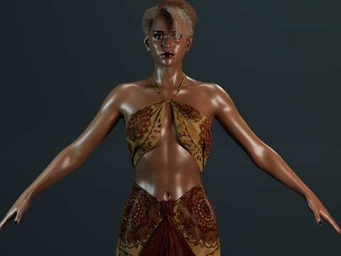 Halle Berry 3D 模型