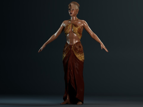 Halle Berry 3D 模型