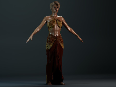 Halle Berry 3D 模型