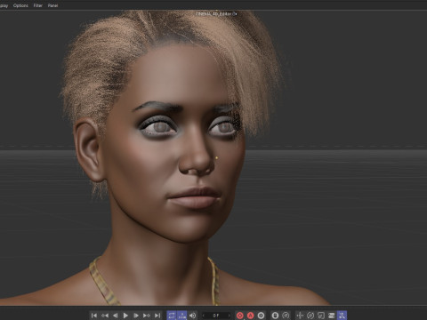 Halle Berry 3D 模型