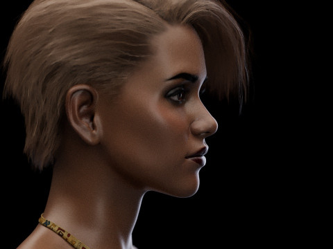 Halle Berry 3D 模型