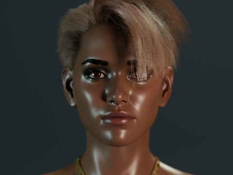Halle Berry 3D 模型