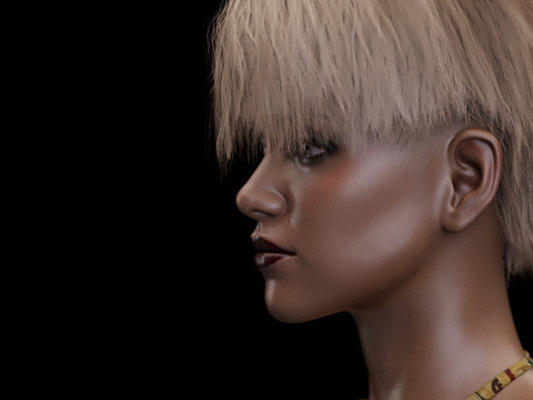 Halle Berry 3D 模型