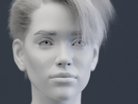 Halle Berry 3D 模型