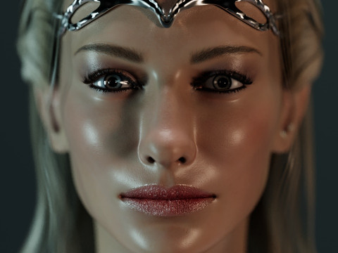 Lady Galadriel 3D-Modell