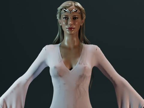 Lady Galadriel 3D-Modell