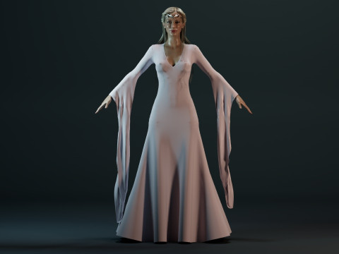 Lady Galadriel 3D-Modell