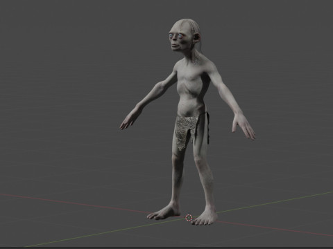 Gollum 3D-Modell