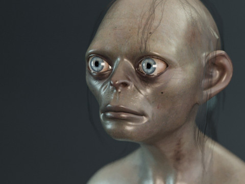 Gollum 3D-Modell
