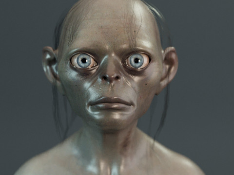 Gollum 3D-Modell