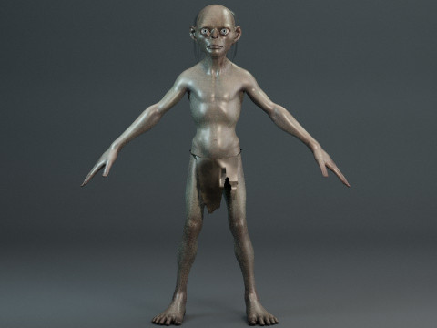 Gollum 3D-Modell