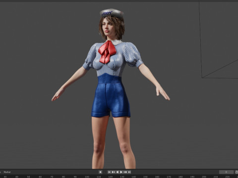Robin Buckley 3D Model