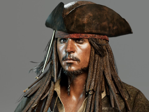 Jack Sparrow 3D Модель