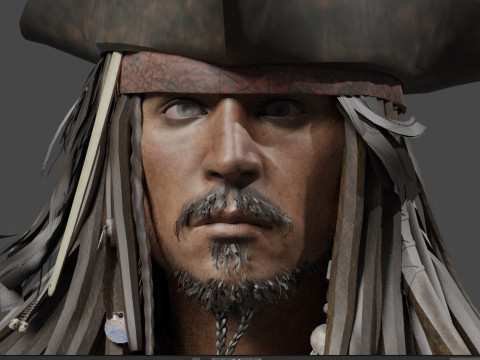 Jack Sparrow 3D Модель